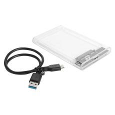 CASING SSD SATA USB 3.0 TRANSPARAN