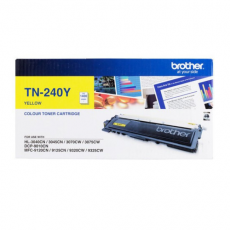 TONER COLOUR LASER PRINTER BROTHER TN 240 YELLOW