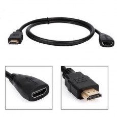 KABEL HDMI MALE TO FEMALE 30CM