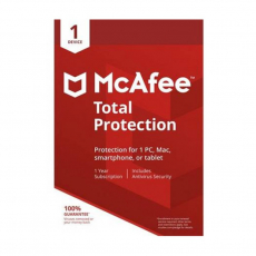 ANTIVIRUS MCAFEE TOTAL PROTECTION 1 DEVICE 1 YEAR