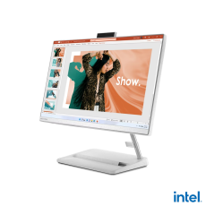 PC LENOVO AIO 24IAP7 (I3-1215U, 8GB, 512GB SSD, WIN11+OHS2021, 23.8INCH) WHITE