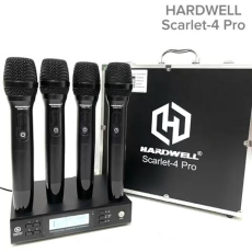 MIC WIRELESS HARDWELL SCARLET 4 PRO ORIGINAL 4 MICROPHONE HANDHELD