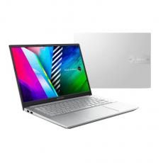 NOTEBOOK ASUS M3401QC-OLED556 (R5-5600H, 8GB, 512GB SSD, RTX3050, WIN11+OHS2021, 14INCH) [90NB0VF3-M02050] SILVER