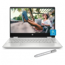 NOTEBOOK HP PAVILION X360 CONV 14-DH1055TX (I7, 8GB, 512GB, MX250, WIN10+OHS 2019, 14INCH) [1A393PA] SILVER