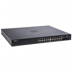 DELL NETWORKING N1524P SWITCH (POE+, 24X 1GBE + 4X 10GBE SFP+)