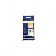 TAPE LABEL BLACK ON WHITE RIBBON TZE-R231 [TZE-R231]