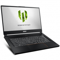 MSI WS65 9TL (I7, 32GB, 512GB SSD, NVIDIA 8GB, WIN10, 15.6IN) [9S7-16Q421-1453] BLACK
