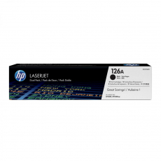 HP TONER BLACK 126A TWIN PACK [CE310AD]