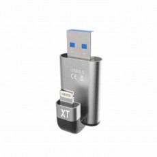 iPhone Flash Drive with USB 64GB [GT-003-64GB-Silver] - Silver