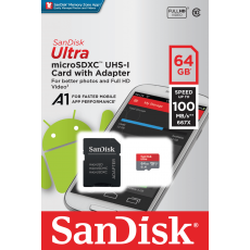 Ultra microSDXC 64GB, UHS-I [SDSQUAR-064G-GN6MA]