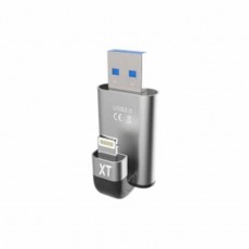 iPhone Flash Drive with USB 128GB [GT-003-128GB-Silver] - Silver