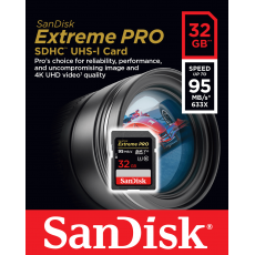Extreme Pro SDHC 32GB, C10, RW 95/90MB/s [SDSDXXG-032G-GN4IN]