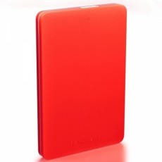 Canvio Alumy Portable Hard Drive 2TB Red [HDTH320YR3CA]