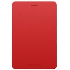 Canvio Alumy Portable Hard Drive 1TB Red [HDTH310YR3AA]