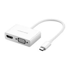 UGREEN CONVERTER ADAPTER 2 IN 1 Mini DP / USB TYPE C TO HDMI & VGA