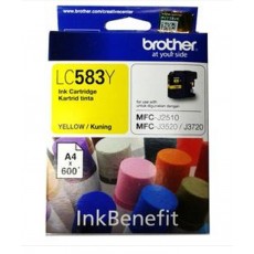BROTHER INK CARTRIDGE LC 583 YELLOW  U/MFC-J3520,J3720