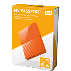 My Passport New Orange 4 TB [WDBYFT0040BOR]