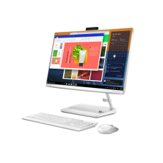 PC LENOVO AIO 24IAP7 (I5-12450H, 8GB, 512GB SSD, DOS, 23.8INCH) WHITE