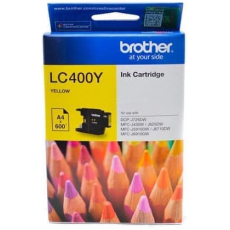 BROTHER INK CARTRIDGE LC 400 YELLOW U/DCP J725DW/J430W,J625DW,MFC-J5910DW,J6710DW,J6910DW