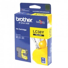 BROTHER INK CARTRIDGE LC 38 YELOW U/ DCP 145C,165C,195C,MFC-250C,MFC-255CW