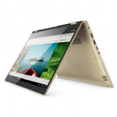 LENOVO YOGA 520-14IKB (I7, 8GB, 1TB HDD+128GB SSD, NVIDIA 2GB, WIN10, 14IN) [81C800LBID] GOLD