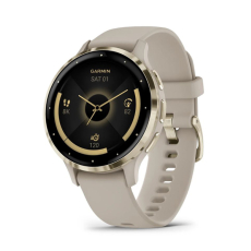 GARMIN VENU 3S, GPS, WI-FI, FRENCH GRAY + SOFT GOLD, KOR/SEA
