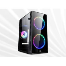 VURRION CASE GAMING NEBULA TG BLACK